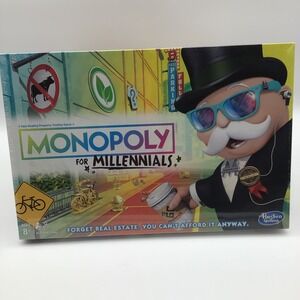 Monopoly For‎ Millennials Hasbro Board Game 2018 New Sealed
